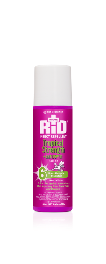 RID TROPICAL STRENGTH 100ML ROLL ON APVMA 